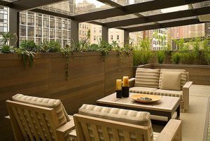 Glass Veiled Garden - Chicago Roof Deck Project